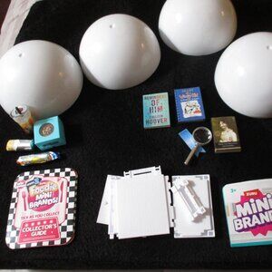 Lot of Zuru Mini Brands Books & Foodies Cinnabun Wimpy Kid